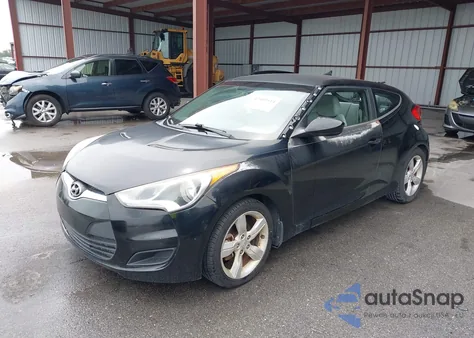 2013 Hyundai Veloster Base W/Gray from USA, damaged, VIN KMHTC6AD3DU087749
